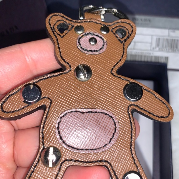 PRADA Saffiano Leather Purse/Key Charm - Picture 8 of 16